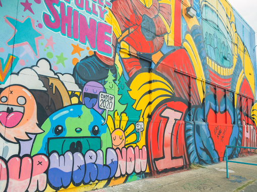 Houston Graffiti Building