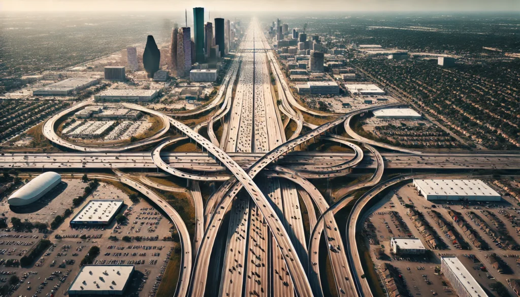 The Story of Houston’s Freeways How the City Became Car-Centric