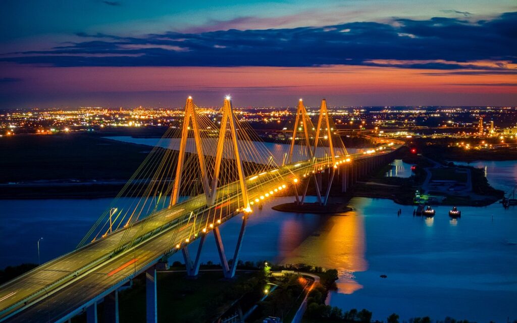 The Fred Hartman Bridge