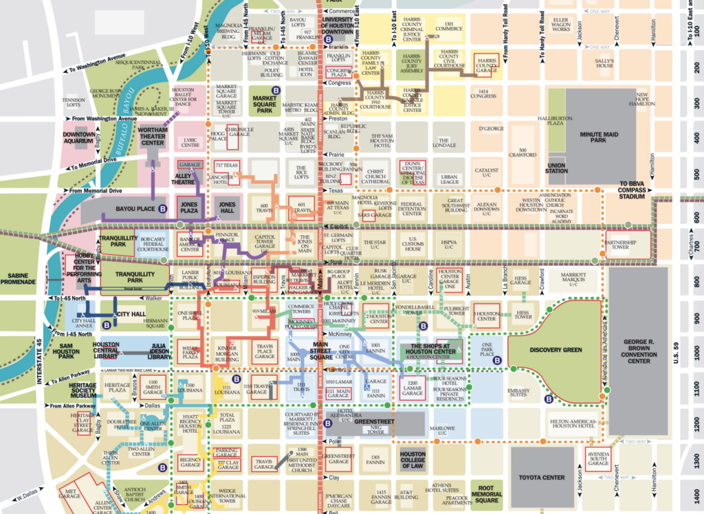 The Houston Downtown Tunnel System